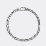喜平ブレスレット Pt850 12面トリプル 11g 18cm