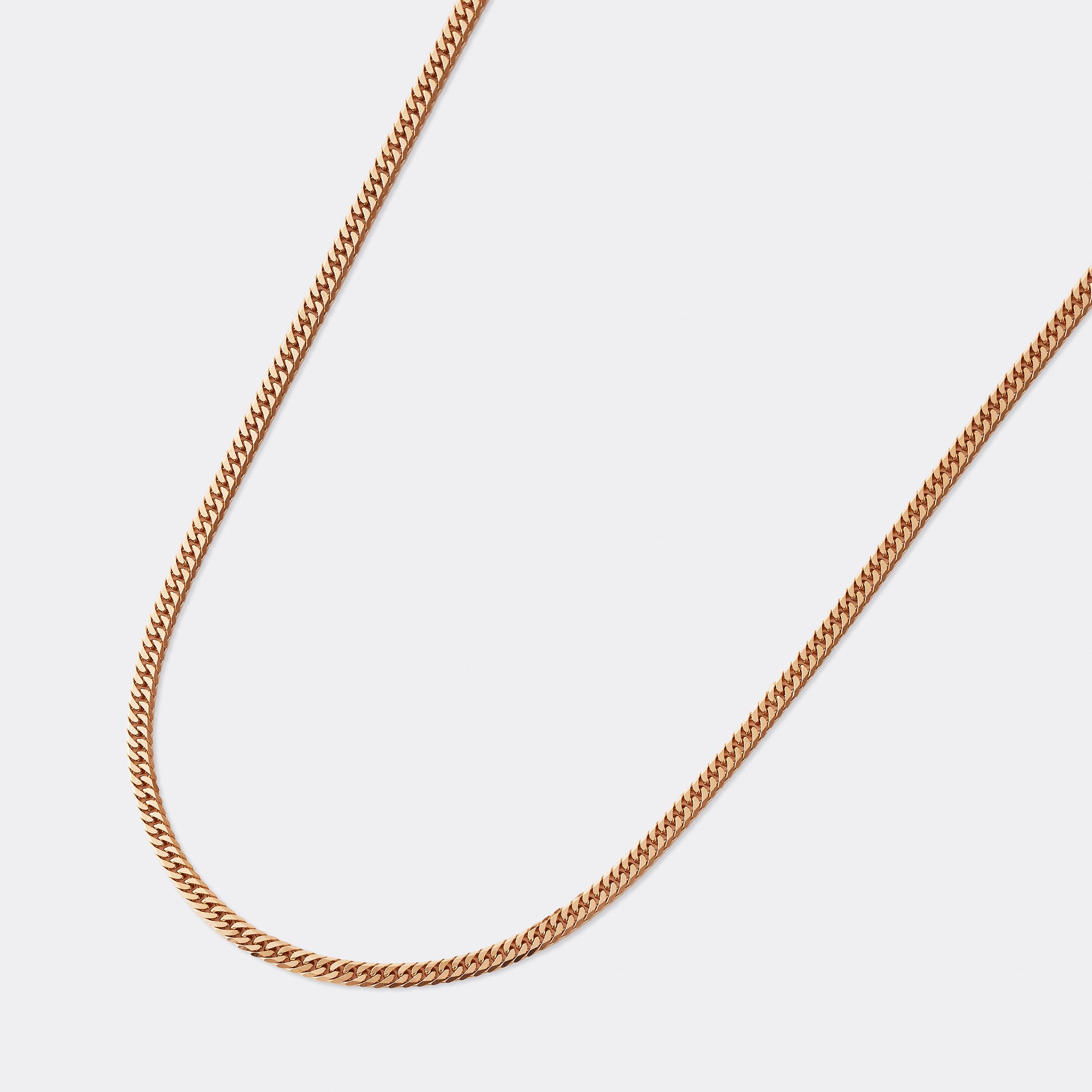 喜平ネックレス K18PG 6面ダブル 20g 50cm
